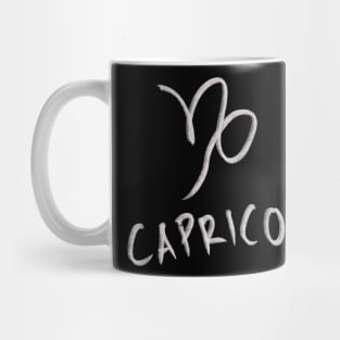 Hand Drawn Capricorn Zodiac Signs Mug